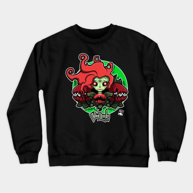 Poison Fatale Crewneck Sweatshirt by VooDudeDesigns